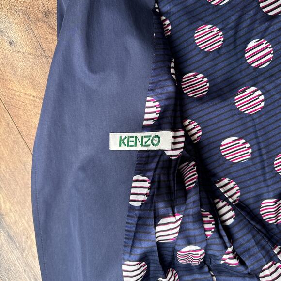 Kenzo Paris Jacket Men's Size Medium Blue Navy Full Zip F555VE3161MA NWT 5334 - Picture 7 of 16